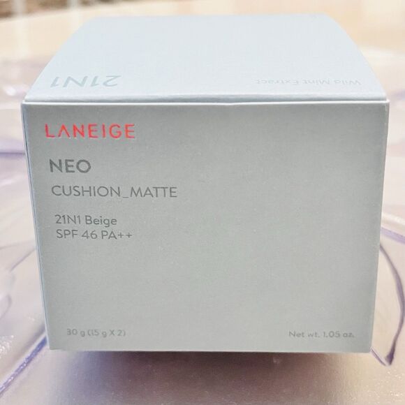 LANEIGE Neo Cushion_Matte 15g*2 SPF46 PA++Shade 21N1 Beige Refill - Picture 9 of 12
